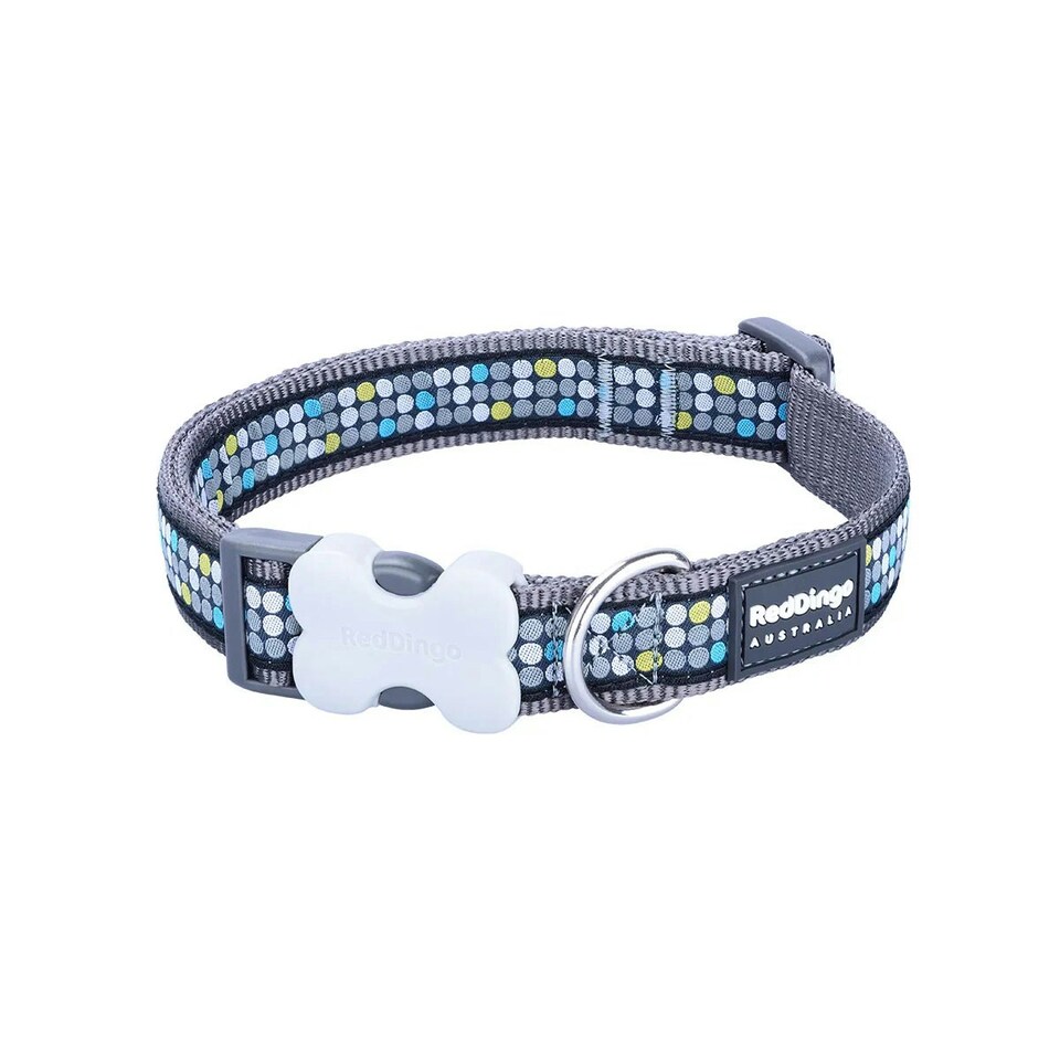 image 1 of Dog Collar Design Modern on Cool Grey Grey | XS