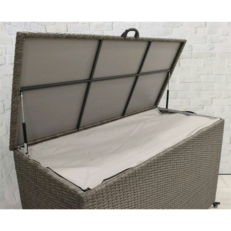 image 1 of Deluxe Rattan Garden Cushion Box