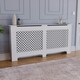 image 2 of Vida Designs Oxford Radiator Cover Painted MDF Cabinet, White, 172cm