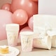 image 2 of Pink Baby Girl Paper Cups 230ml - Pack of 8