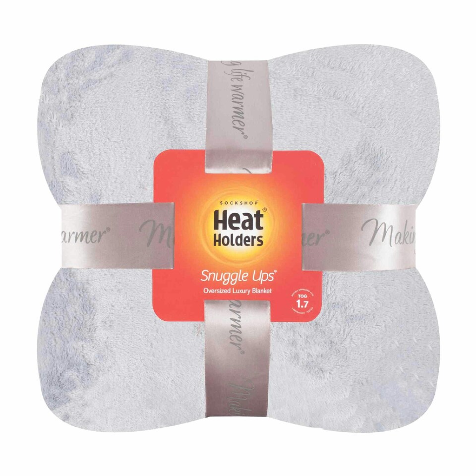 image 1 of Extra Soft Warm Large Luxury Thermal Fleece Throw Blanket - 180 x 200 cm Grey