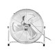 image 1 of GEEPAS 20 Inch Floor Fan, Floor Standing Cooling Fan with 3 Speed, Tilt Function - Chrome Gym Fan
