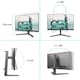 image 5 of Philips Evnia 27M2N3800A 27" Dual Frame 320Hz 0.5ms FHD / 160Hz 0.5ms 4K UHD Height Adjustable Gaming Monitor With Built-in Speakers