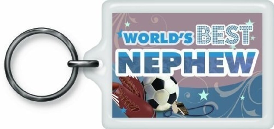 image 1 of Special Nephew Sentimental Keyring - Birthday Christmas Gift