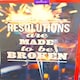 image 1 of New Year Card 'Resolutions Are Made To Be Broken'