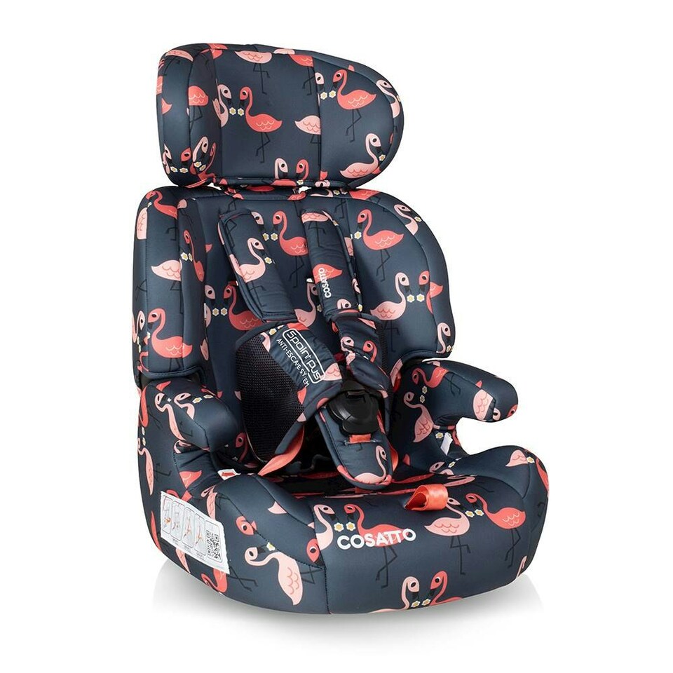 image 1 of Cosatto Zoomi Car Seat Group 1,2,3 > 9-36kg (Pretty Flamingo)