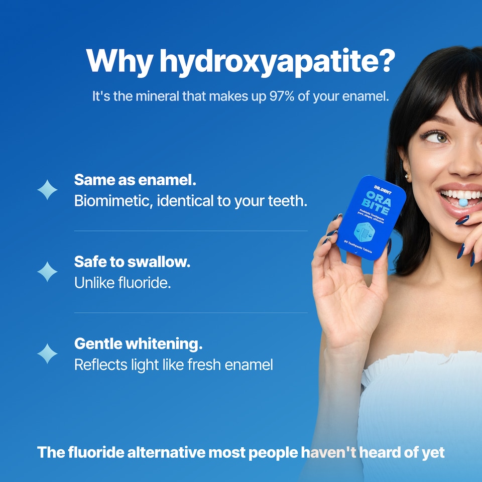 image 1 of DR.DENT Hydroxyapatite Toothpaste Tablets, 180 Tablets