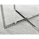 image 3 of Furniturebox Adley White High Gloss and Chrome Round Storage Dining Table