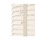 image 1 of 70cm White Oak Faux Wood Venetian Blinds with Tapes (120cm Drop) | White | White