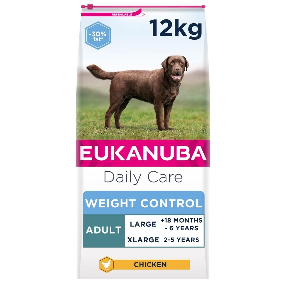 image 1 of Eukanuba Weight Control Large Breed Adult Dry Dog Food - Chicken 12kg