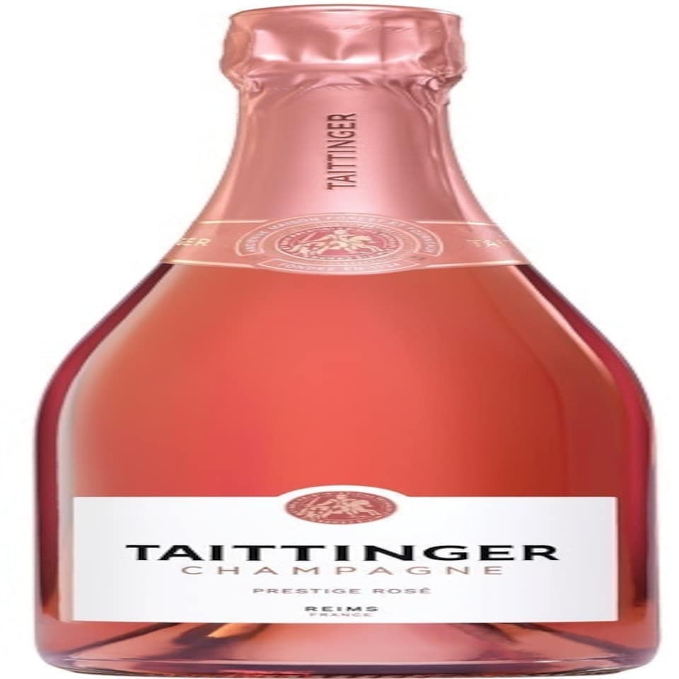 image 1 of Taittinger Rose Champagne And Milk Sea Salt Charbonnel Chocolates Box 75cl 12.5% abv