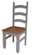 image 5 of Mercers Furniture Corona Grey Wax 5'0" Dining Table & 4 Chairs Solid Wood Pine Wooden Kitchen Dining Set with Mexican Styling