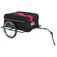 image 1 of Aosom Elite Two-Wheel Bicycle Large Cargo Wagon Trailer with Folding Storage