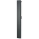 image 1 of 356mm (W) x 1800mm (H) - Black Touch Electric Oil Filled Radiator (Caceres) - 1500 Watts - Depth 90mm - Heats up to 12m²
