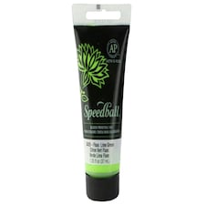 37cc (1.25oz.) Water-Soluble Block Ink Fluorescent Lime Green Green