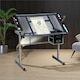 image 2 of Yaheetech Adjustable Drafting Drawing Craft Table | Black