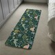 image 4 of Hand drawn seamless pattern with dinosaurs and tropical leaves and flowers Designer (Runner Rug)