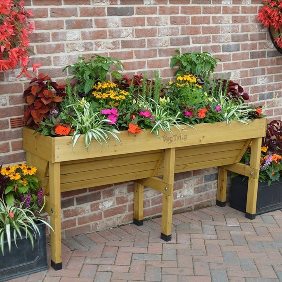 image 1 of Wallhugger Medium Natural Planter Brown