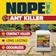 image 2 of NOPE CP Ant Killer Spray (5L & Sprayer) Effective Ant Control - Fast-Acting, Long-Lasting for Indoor & Outdoor use.