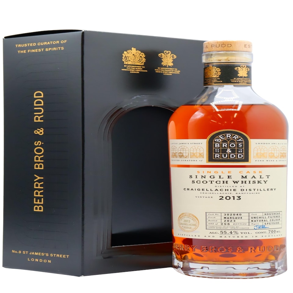 Craigellachie - Berry Bros & Rudd - Single Cask No. 302040 2013 Whisky