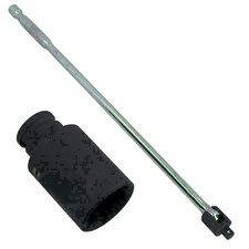 1/2" Drive 24" Breaker Power Knuckle Bar with 32mm Metric Deep Impact Socket