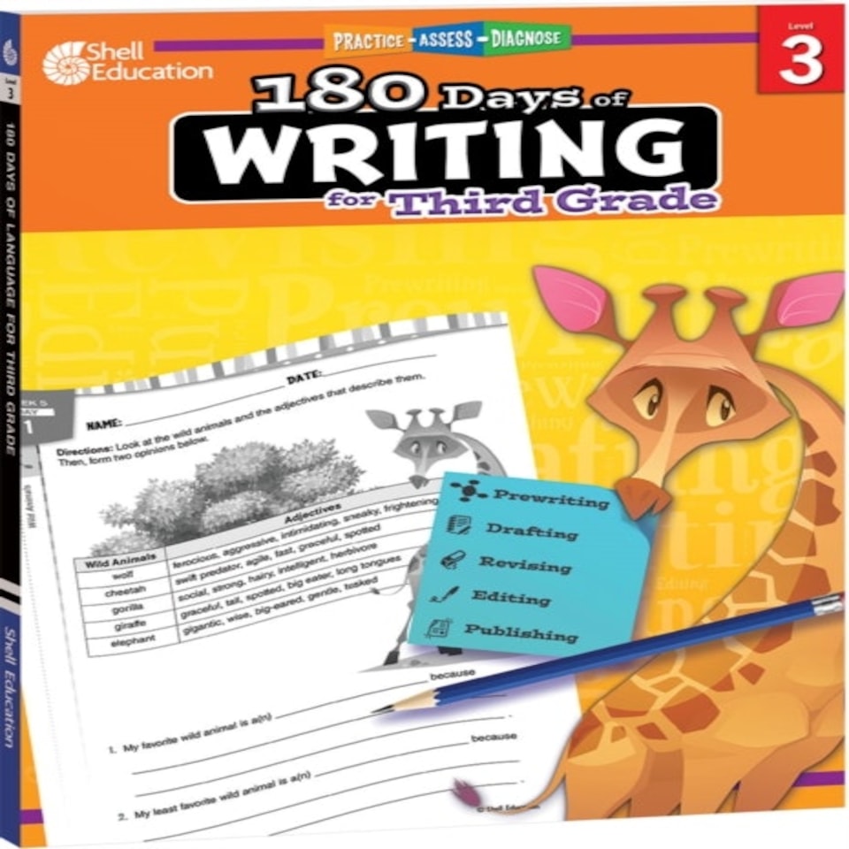 180 Days: Writing For Third Grade