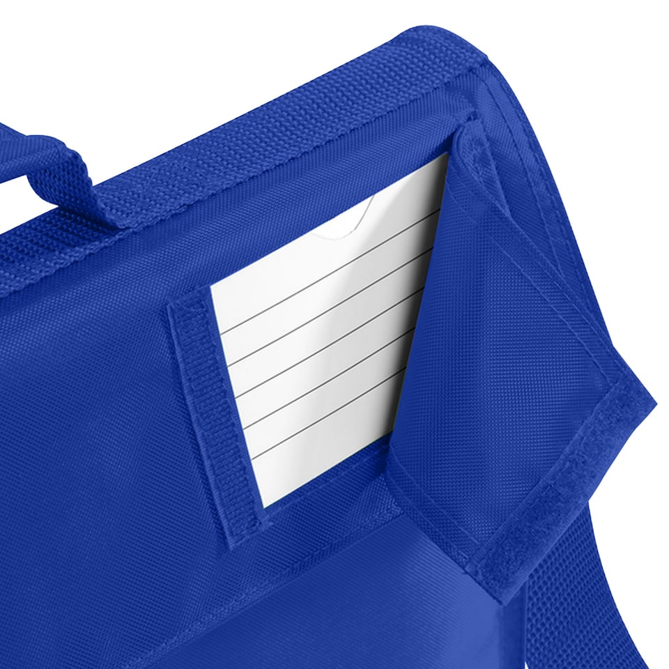 image 1 of Quadra Junior Book Bag With Strap (Pack of 2) - Bright Royal - One Size Blue