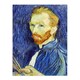 image 1 of Self Portrait With Palette Van Gogh Vintage Huge Wall Art Poster Print 24X32"