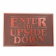 image 1 of Stranger Things Enter The Upside Down Rubber Door Mat - Red - One Size