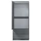 image 10 of FWStyle Stora 2 Door 2 Drawer Combination Wardrobe - Grey Gloss Front Grey
