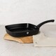 image 4 of Blaumann Cookware Frying Grill Pots Pan Saucepan Casserole Soft Touch Handle Lid | Black | Matt Black | 26cm Ribbed Grill Pan - 2L