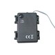 image 3 of ValueLights Integrated LED Battery Operated Black Outdoor Garden Star Light Warm White