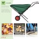image 3 of Oypla Lightweight Folding Garden Wheelbarrow Foldable Wheel Barrow