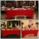 image 9 of 6FT Spandex Tablecloth Tight, Fitted Rectangular Patio Table Cover - 1pc