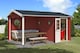 image 4 of Wibo 300-Log Cabin, Wooden Garden Room, Timber Summerhouse, Home Office - L465 x W337.8 x H245.1 cm | Brown