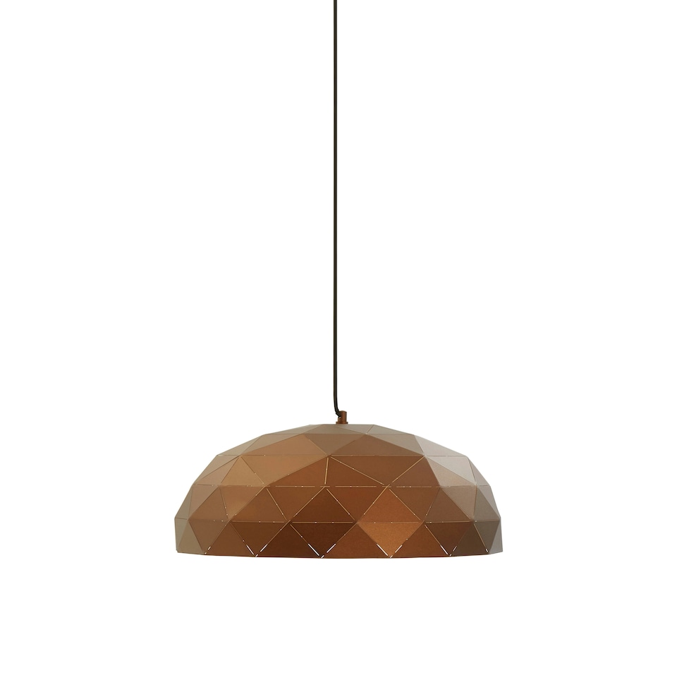 image 1 of Interiors by Premier Medium Coffee Dome Pendant Light