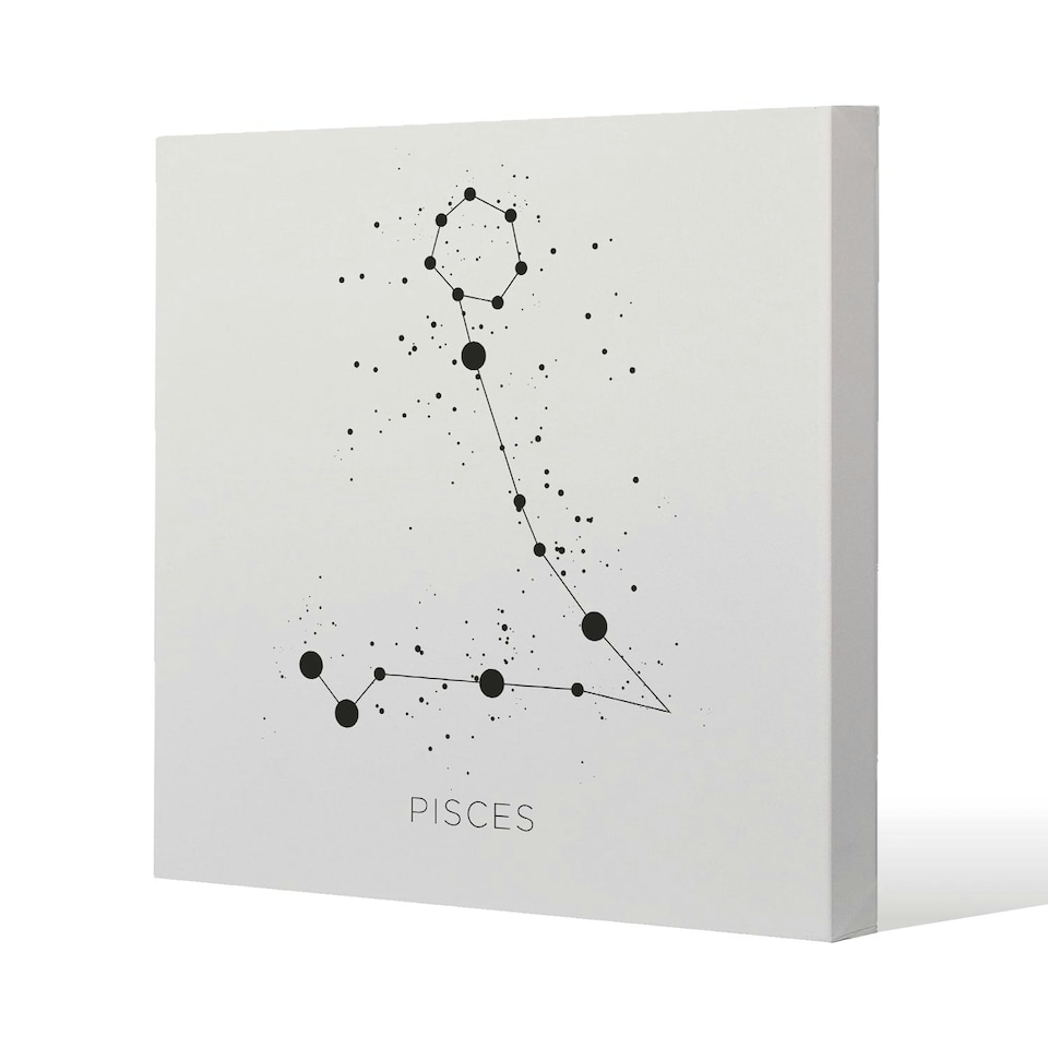 Star constellation zodiac pisces (canvas) 101 x 101 x 4cm