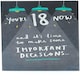 image 1 of You're 18 Now Important Decisions Funny Birthday Card