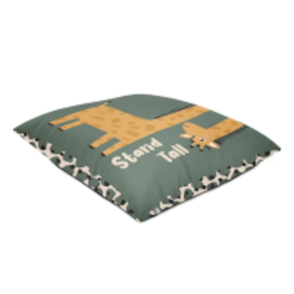 image 1 of rucomfy Indoor Giraffe Bean Bag - Safari Kids Floor Cushion Seat