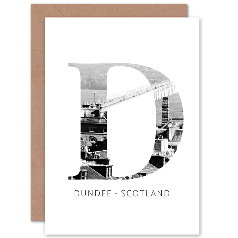 image 1 of Scotland Dundee Letter Greetings Card