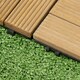 image 8 of Outsunny 27 Pcs Wooden Decking Tiles, 30x30cm Decking Boards, Brown