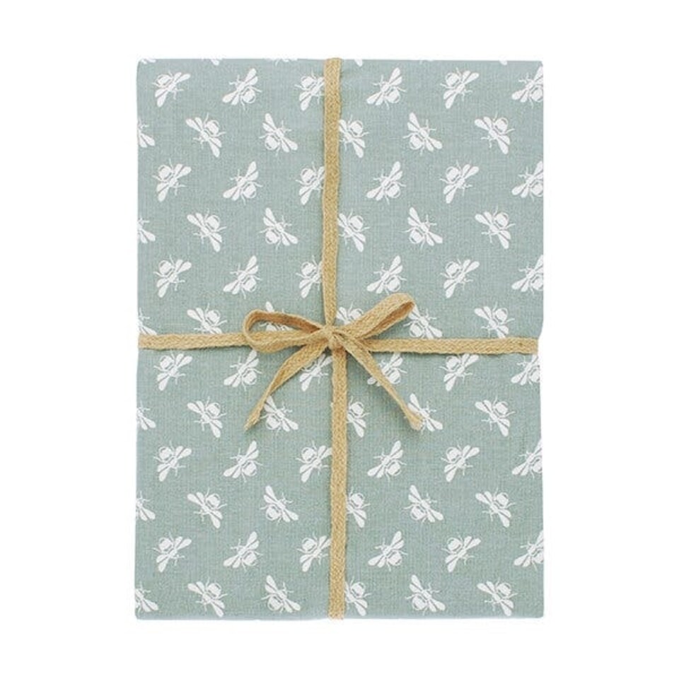 image 1 of Walton & Co Moss Bee Tablecloth 130x230cm