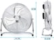 image 3 of PureMate 14-Inch High-Velocity Chrome Floor Fan
