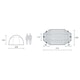 image 5 of Kampa Mossborn 3 Person Camping Tent - Aegean