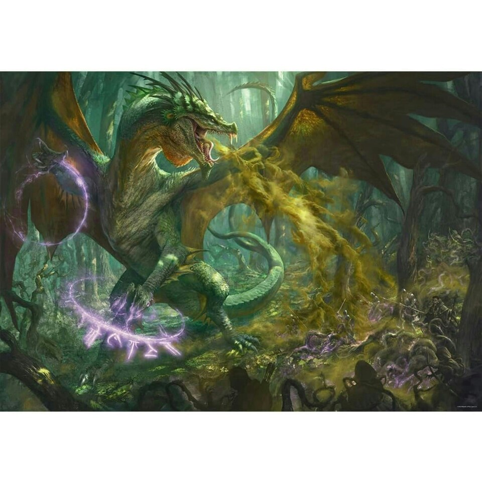 image 1 of Trefl The Hunt for the Green Dragon Puzzle - 1000 Pieces