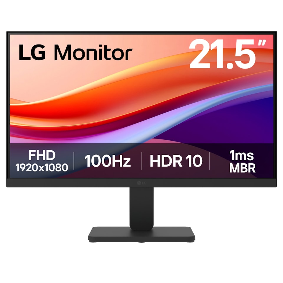 image 1 of LG 22U401A-B 21.5" Full HD 100 VGA HDMI Monitor
