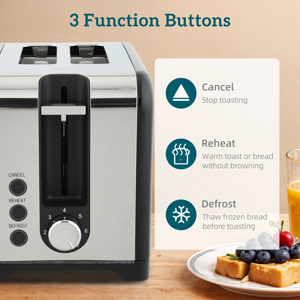 image 1 of HOMCOM Kettle and Toaster Set, 1.7L 3000W Rapid Boil Jug Kettle with Otter Thermostat, Limescale Filter, 2 Slice Toaster with 7 Browning Controls, Crumb Tray, Black | Black