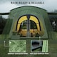 image 5 of Outsunny 3-4 Man Tunnel Tent with Sewn in Floor, 3000mm Waterproof 
