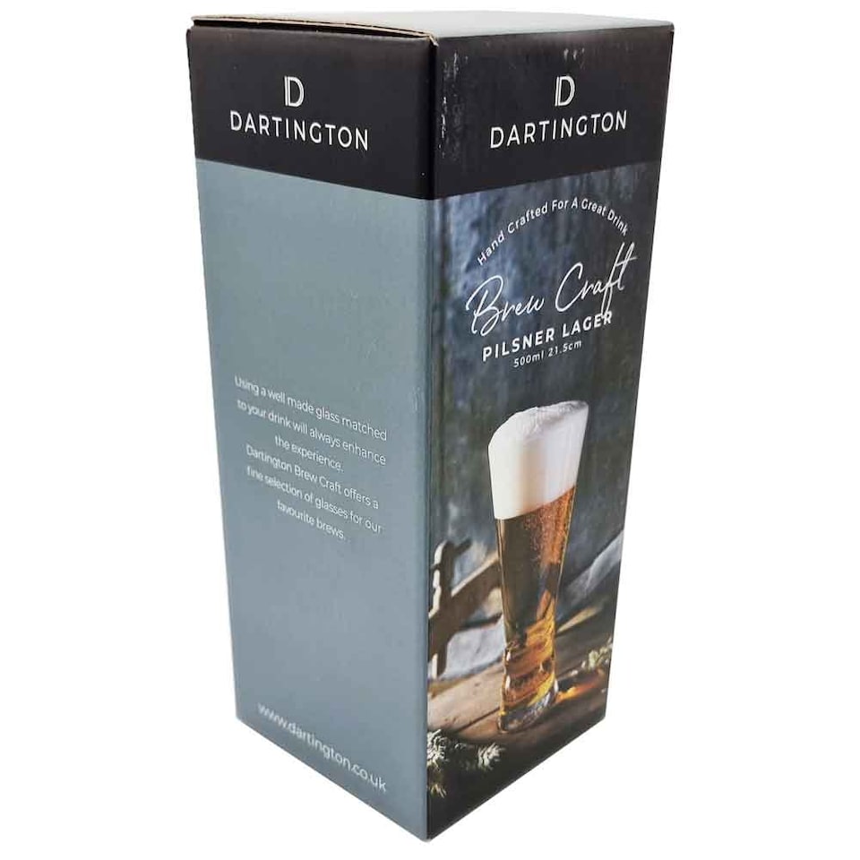 image 1 of Dartington Brew Craft Pilsner Lager Glass Single