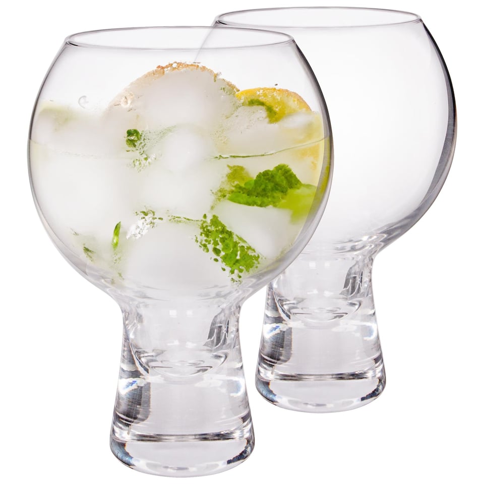 image 1 of Rink Drink Short Stem Gin Glasses - 525ml - Pack of 2